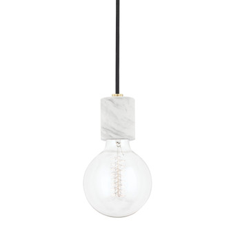 Asime One Light Pendant in Aged Brass (428|H120701-AGB)