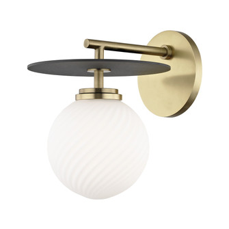 Ellis LED Wall Sconce in Aged Brass/Black (428|H200101-AGB/BK)