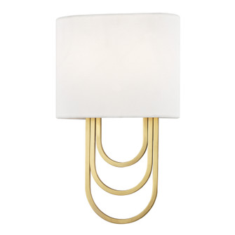 Farah Two Light Wall Sconce in Aged Brass (428|H210102-AGB)