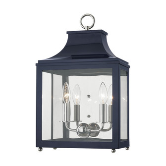Leigh Two Light Wall Sconce in Polished Nickel/Navy (428|H259102-PN/NVY)
