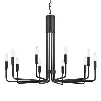 Brigitte Ten Light Chandelier in Old Bronze (428|H261810-OB)