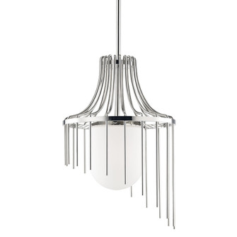 Kylie One Light Pendant in Polished Nickel (428|H266701L-PN)