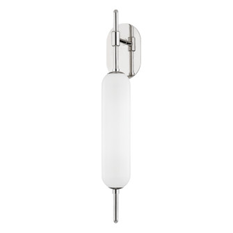 Miley One Light Wall Sconce in Polished Nickel (428|H373101-PN)