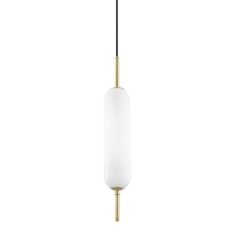 Miley One Light Pendant in Aged Brass (428|H373701-AGB)