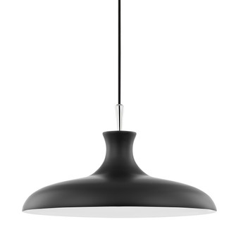 Cassidy One Light Pendant in Polished Nickel/Black (428|H421701L-PN/BK)