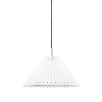 Demi LED Pendant in Aged Brass (428|H476701S-AGB)