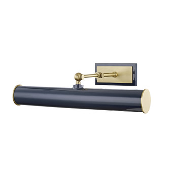 Holly Two Light Picture Light With Plug in Aged Brass/Navy (428|HL263202-AGB/NVY)