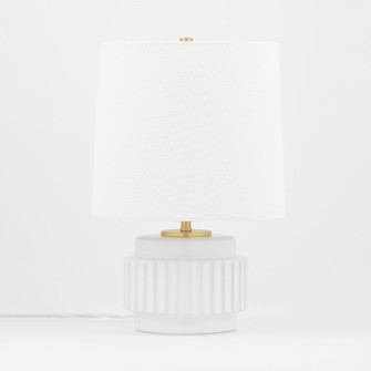 Kalani One Light Table Lamp in Matte White (428|HL452201-MW)