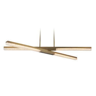 Minx LED Linear Pendant in Aged Brass (281|PD-81004-AB)