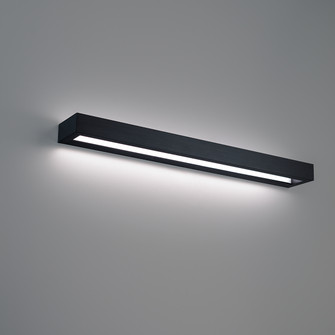 Open Bar LED Bath & Vanity Light in Black (281|WS-52137-30-BK)