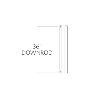 Universal Downrod in Satin Nickel (71|DR36SN) Universal Downrod in Satin Nickel (71|DR36SN)