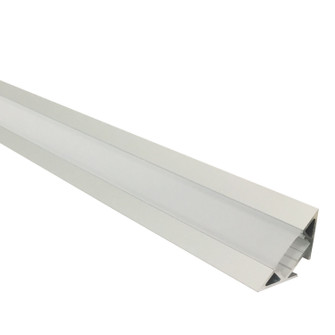 Tape Light Channel 4' Al Channel, Corner,Includes in Aluminum (167|NATL-C28A)