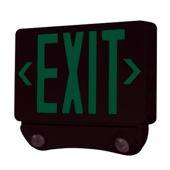 Exit LED Combo , Adj LED Heads G in Black (167|NEX-730-LED/GB)