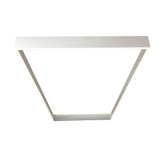 LED Lay-In Panel Light Slide-in Frame for Surface Mounting Panels in White (167|NPDBL-24DFK/W)