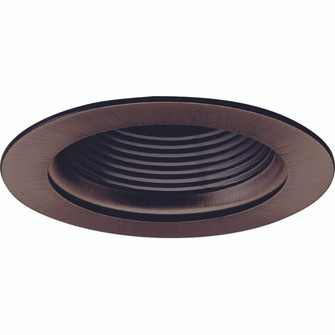 Recessed 4'' Stepped Metal Baffle Trim W/ Metal Ring in Bronze (167|NS-40BZBZ)