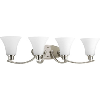 Joy Four Light Bath Bracket in Brushed Nickel (54|P2003-09)