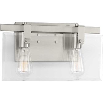 Glayse Two Light Bath in Brushed Nickel (54|P300106-009)