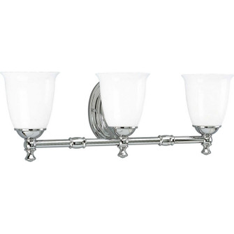 Victorian Three Light Bath in Polished Chrome (54|P3029-15)