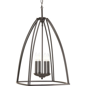 Tally Four Light Foyer Pendant in Antique Bronze (54|P3787-20)