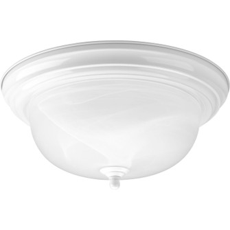 Dome Glass - Alabaster Two Light Flush Mount in White (54|P3925-30)
