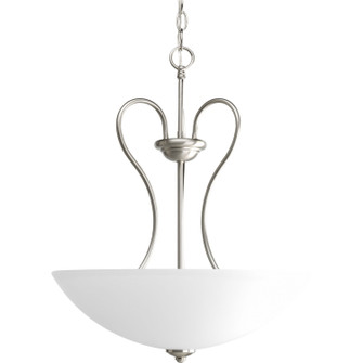 Heart Three Light Pendant in Brushed Nickel (54|P3955-09)