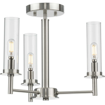 Kellwyn Three Light Chandeler in Brushed Nickel (54|P400250-009)