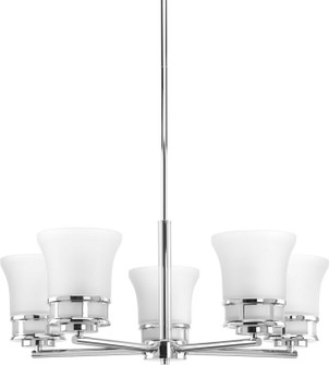 Cascadia Five Light Chandelier in Polished Chrome (54|P4613-15)