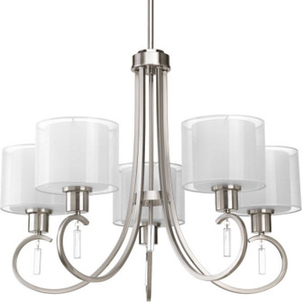 Invite Five Light Chandelier in Brushed Nickel (54|P4696-09)