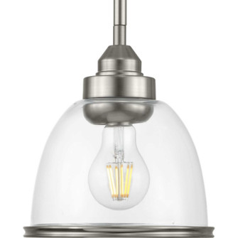 Saluda One Light Mini-Pendant in Brushed Nickel (54|P500137-009)