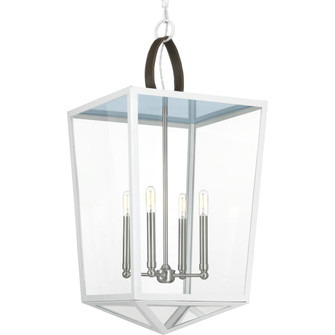 Point Dume-Shearwater Four Light Foyer Pendant in White (54|P500196-030)