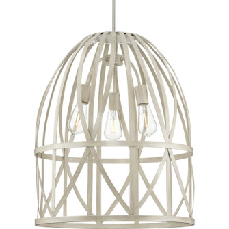 Chastain Three Light Pendant in Bleached Oak (Painted) (54|P500344-185)