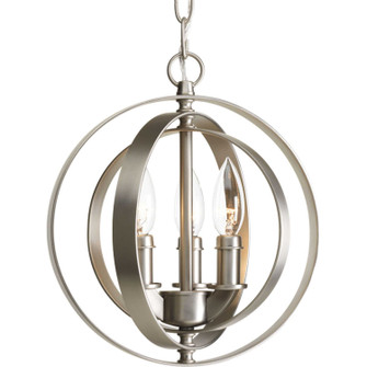 Equinox Three Light Pendant in Burnished Silver (54|P5142-126)