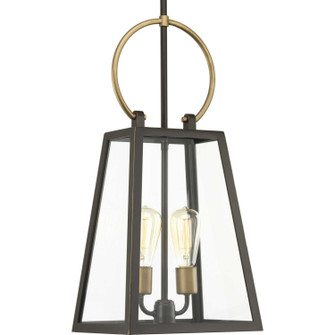 Barnett Two Light Hanging Lantern in Antique Bronze (54|P550028-020)