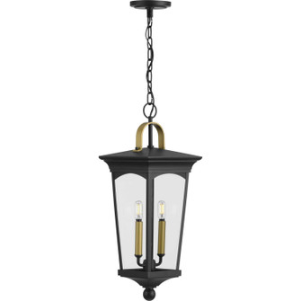 Chatsworth Two Light Hanging Lantern in Black (54|P550067-031)