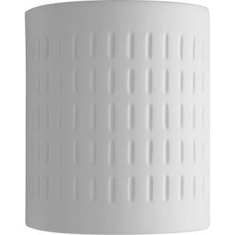 Ceramic Sconce One Light Wall Lantern in White (54|P560044-030)