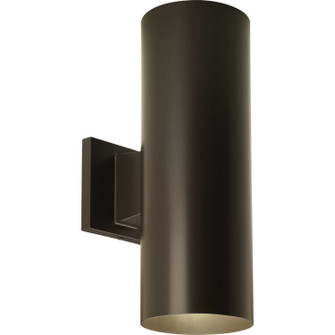 Cylinder Two Light Wall Lantern in Antique Bronze (54|P5675-20)