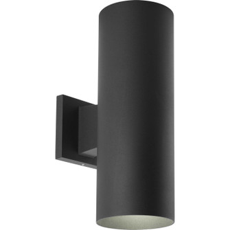 Cylinder Two Light Wall Lantern in Black (54|P5675-31)