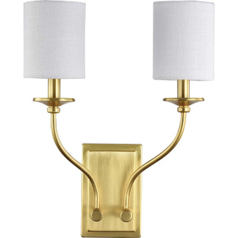 Bonita Two Light Wall Sconce in Satin Brass (54|P710019-012)