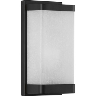 Linen Glass Sconce One Light Wall Sconce in Black (54|P710072-031)