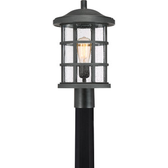Crusade One Light Outdoor Post Mount in Earth Black (10|CSE9010EK)