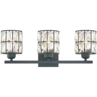 Gibson Three Light Bath in Matte Black (10|GIB8622MBK)