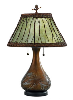 Highland Two Light Table Lamp in Brzd Bse (10|MC120T)