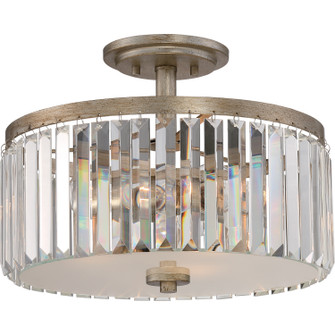 Mirage Three Light Semi-Flush Mount in Vintage Gold (10|MIR1715VG)
