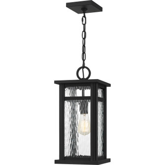 Moira One Light Outdoor Hanging Lantern in Earth Black (10|MOI1908EK)