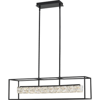 Dazzle LED Island Chandelier in Matte Black (10|PCDZ136MBK)