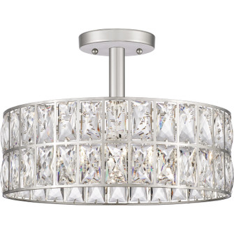 Coffman Three Light Semi Flush Mount in Polished Nickel (10|QF4046PK)
