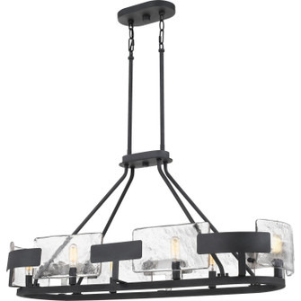 Stratum Six Light Island Chandelier in Royal Ebony (10|STM638BA)