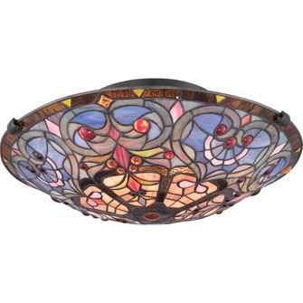 Carroll Two Light Flush Mount in Vintage Bronze (10|TF1805SVB)