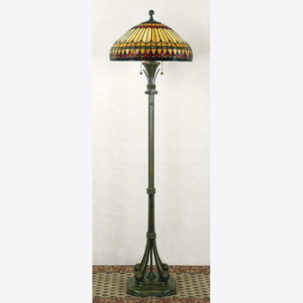 West End Two Light Floor Lamp in Brushed Bullion (10|TF9320BB)