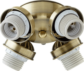 Fitters Antique Brass LED Fan Light Kit (19|2401-804)